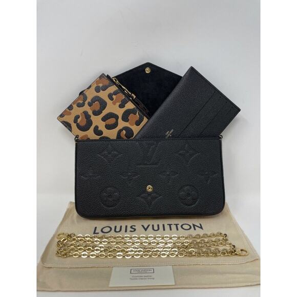 Louis Vuitton Pochette Felicie Wild At Heart Jungle Leopard 🦄 - Picture 4 of 13